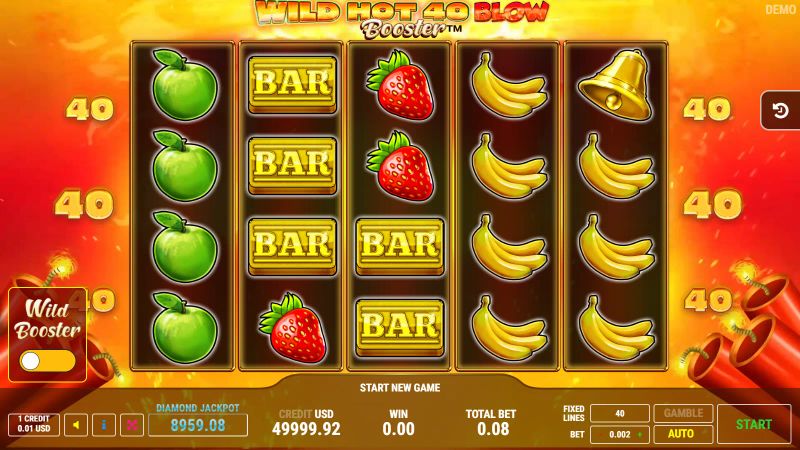 Wild Hot 40 Blow Booster gameplay screenshot