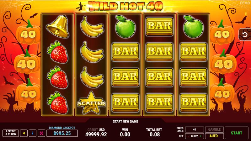 Wild Hot 40 Halloween gameplay screenshot
