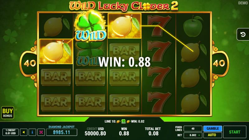 Wild Lucky Clover 2 gameplay screenshot