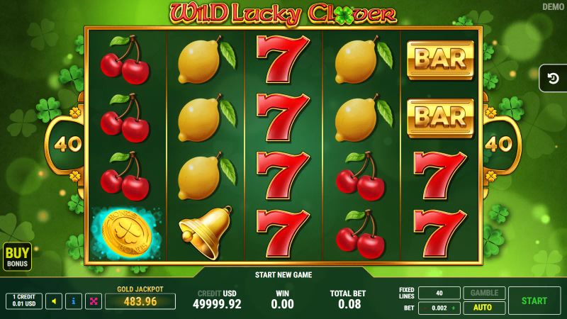 Wild Lucky Clover gameplay screenshot