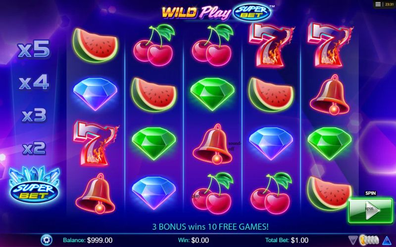 Wild Play SuperBet gameplay screenshot