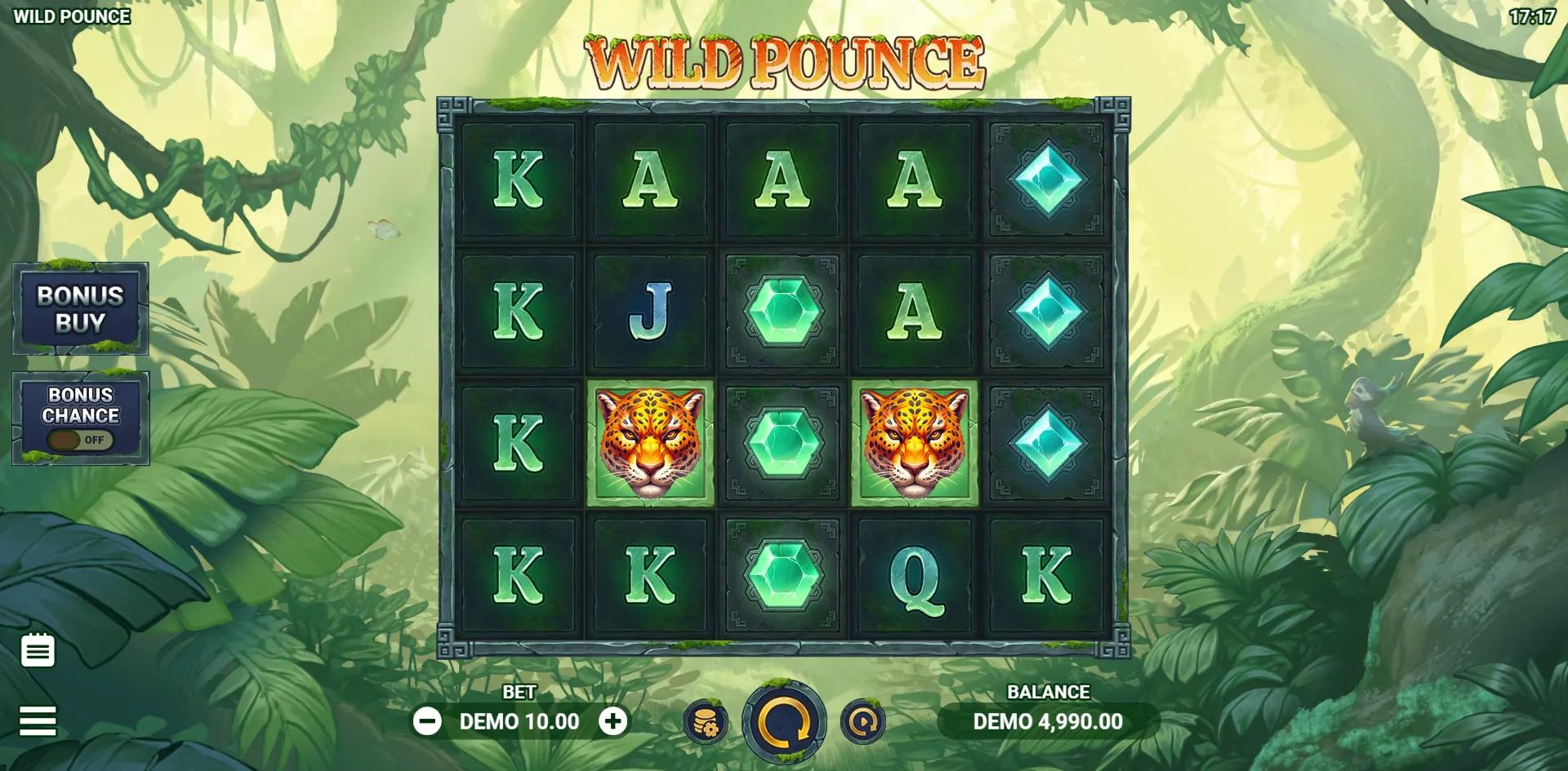 Wild Pounce slot gameplay screenshot
