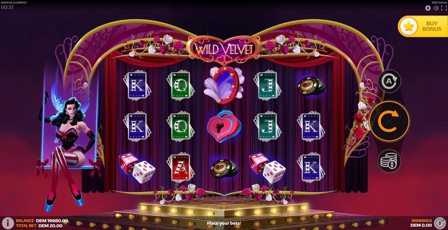Wild Velvet slot gameplay screenshot
