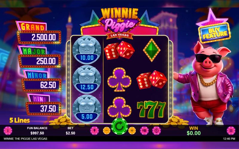 Winnie the Piggie Las Vegas gameplay screenshot