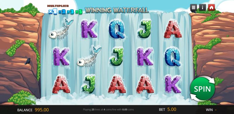 Winning Waterfall gameplay screenshot