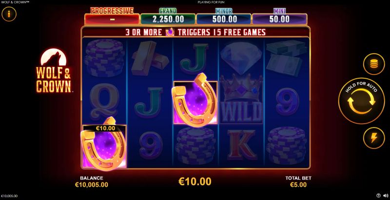 Wolf & Crown gameplay screenshot