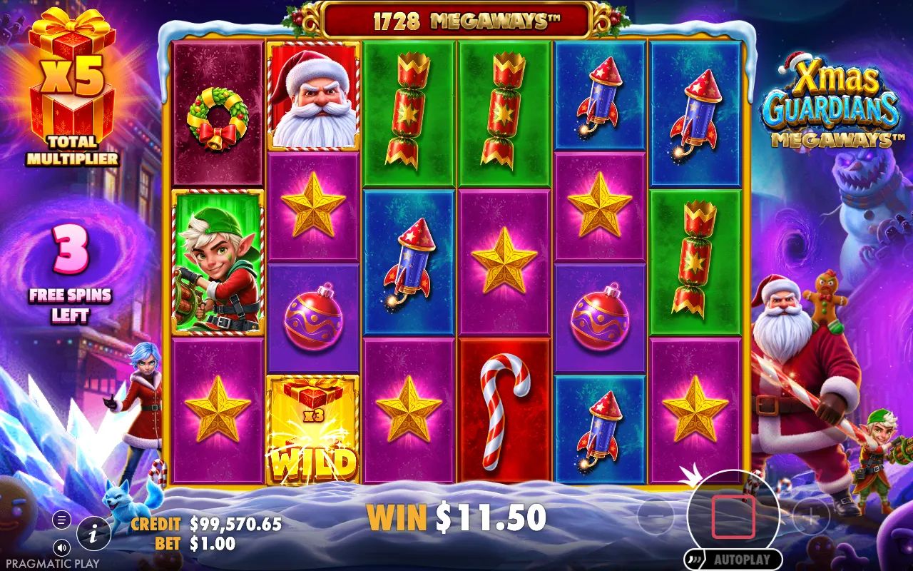 Xmas Guardians Megaways - screenshot 2