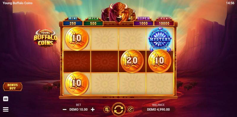 Young Buffalo Coins gameplay screenshot