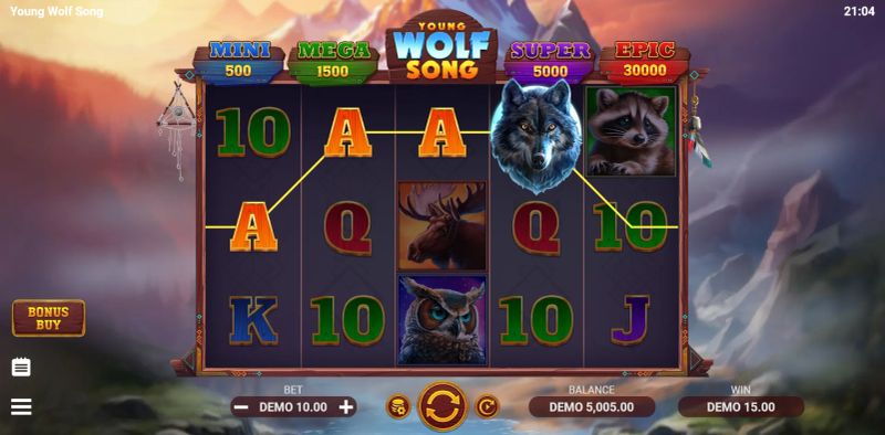 Young Wolf Song gameplay screenshot