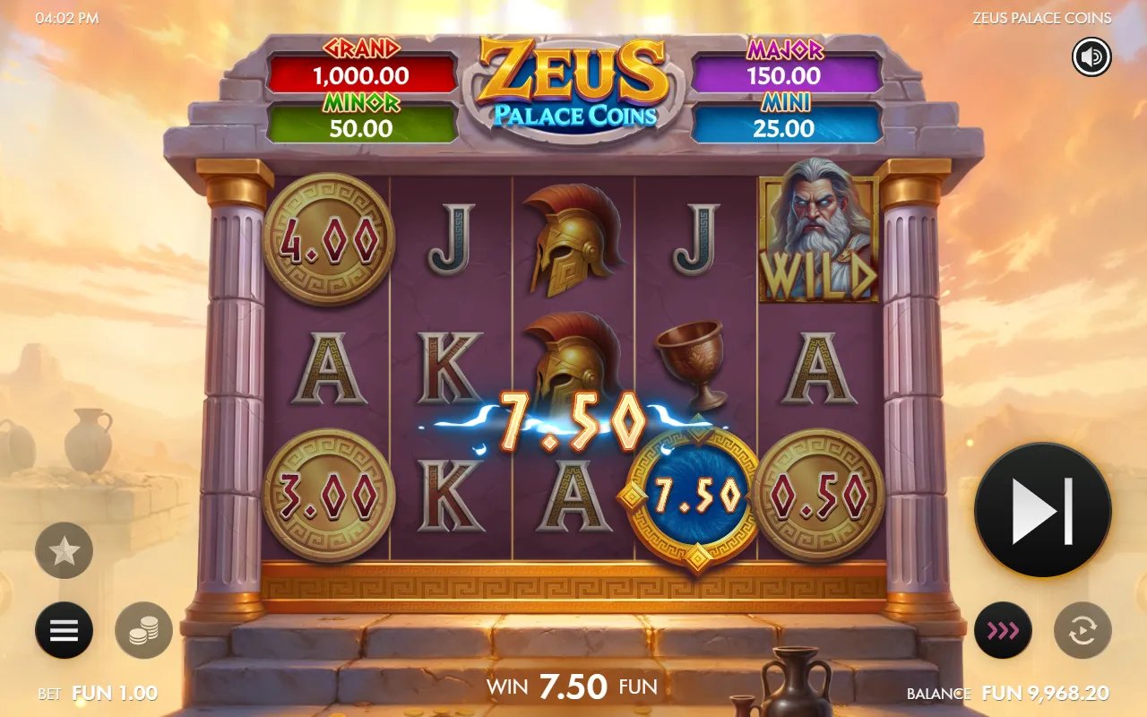 Zeus Palace Coins - screenshot 1