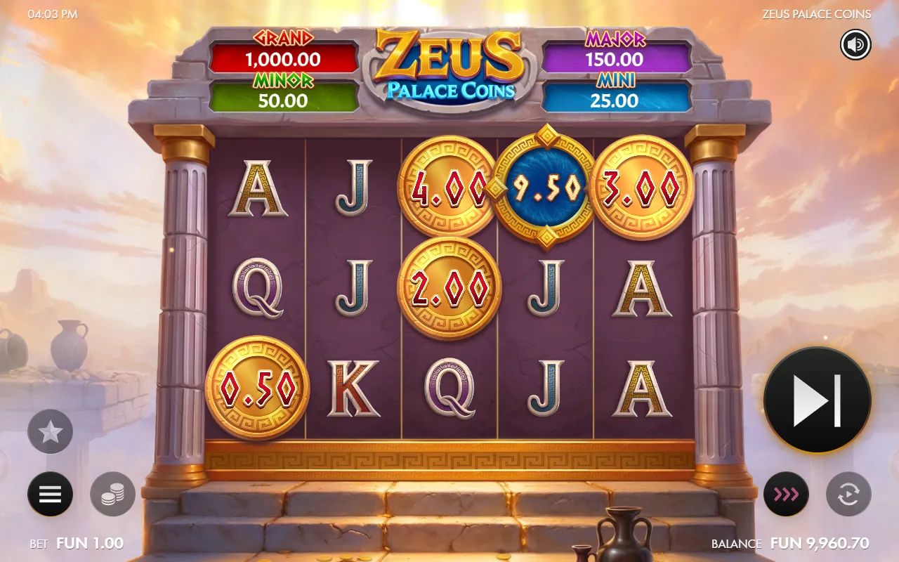 Zeus Palace Coins - screenshot 2