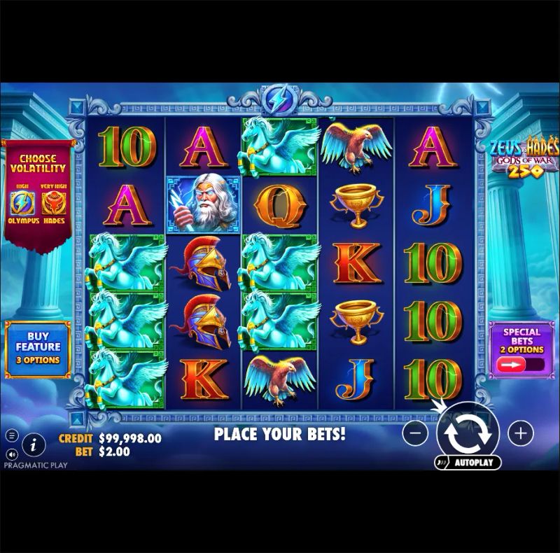 Zeus vs Hades - Gods of War 250 gameplay screenshot