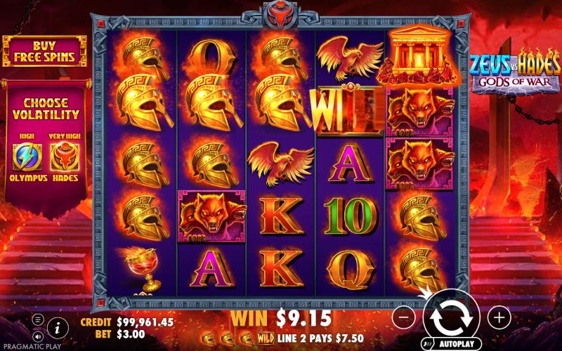 Zeus vs Hades - Gods of War gameplay screenshot