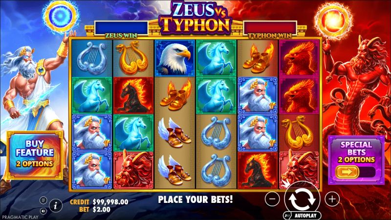 Zeus vs Typhon gameplay screenshot
