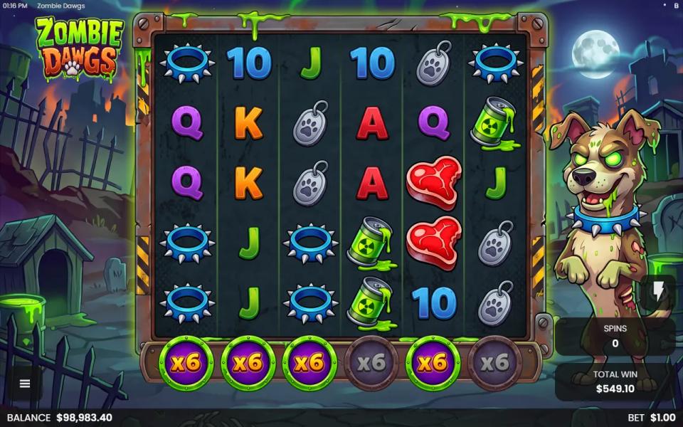 The last free spin of the Legendary Bonus settled with the spin counter at zero and four of six reel multipliers lit at x6