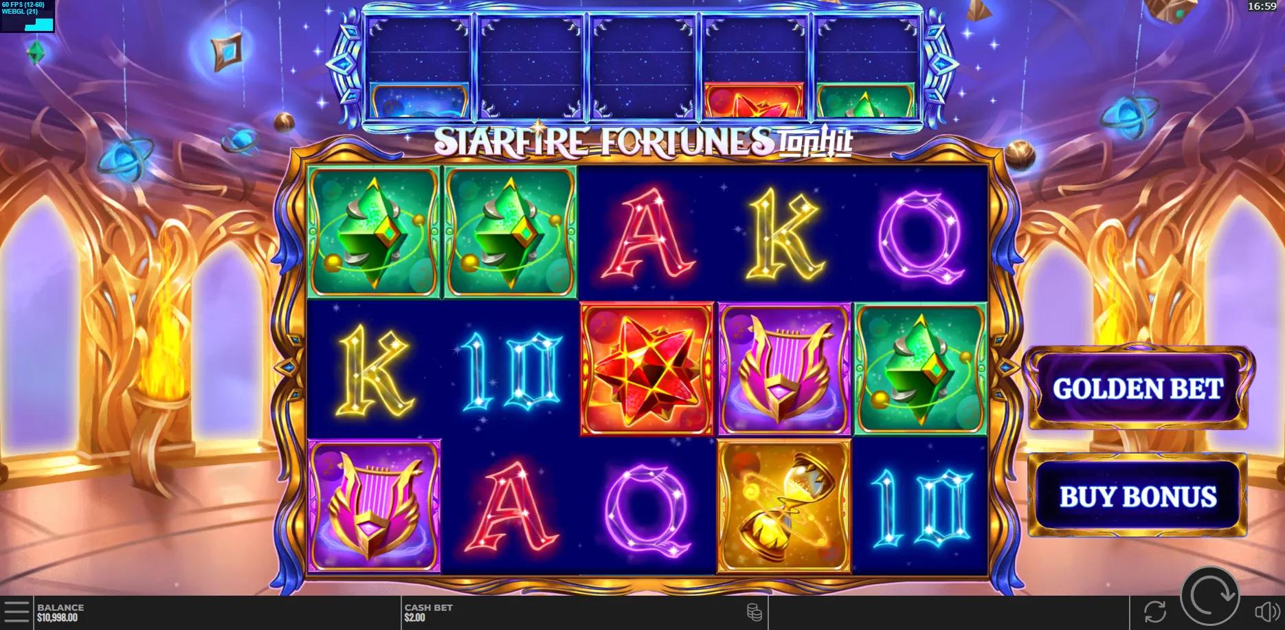 Starfire Fortunes TopHit slot gameplay screenshot