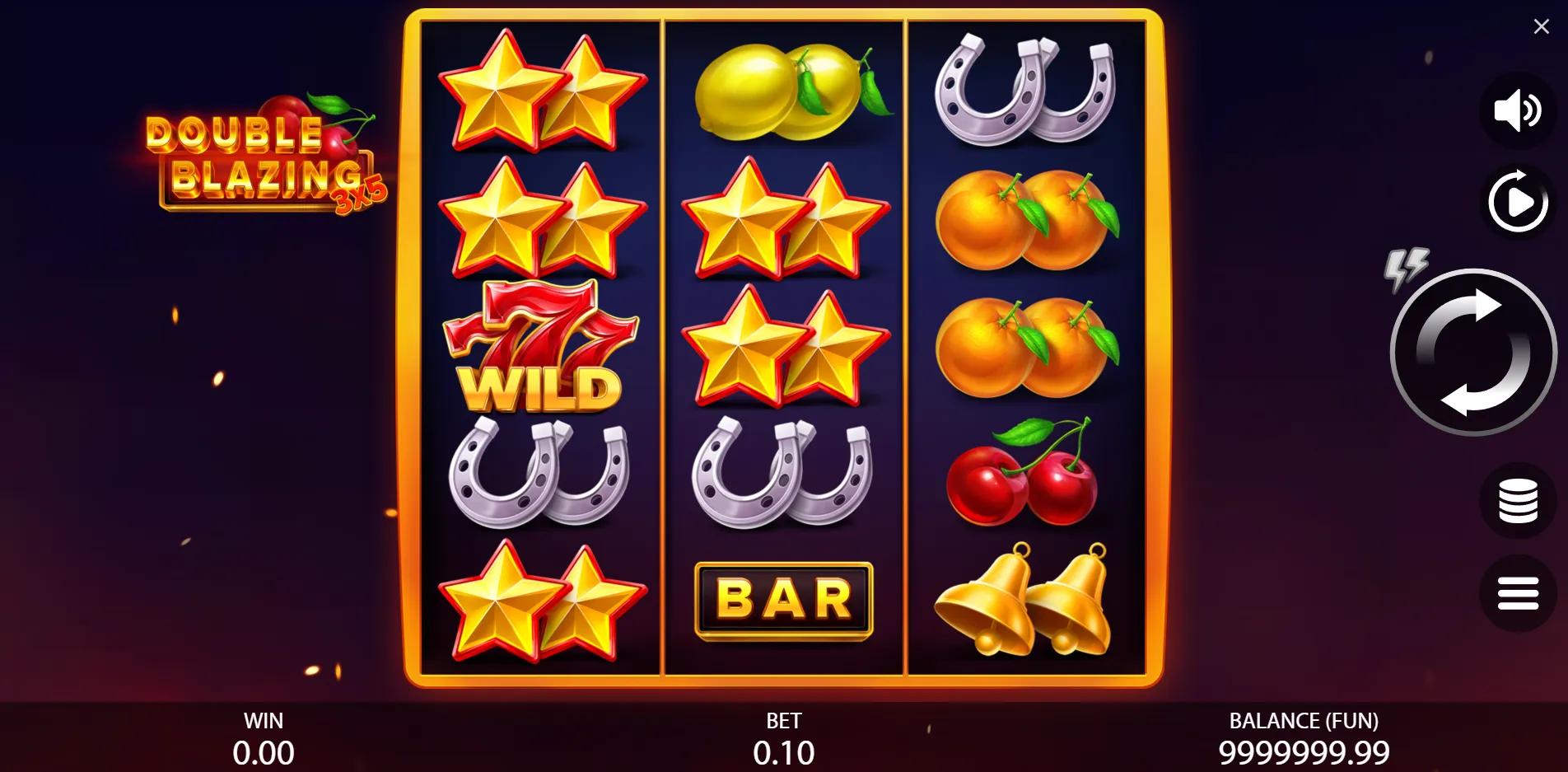 3x5 Double Blazing - Gamzix Slot