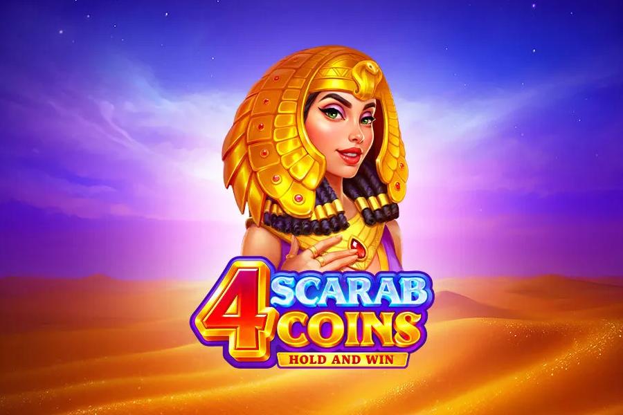 4 Scarab Coins: Hold and Win - Playson Slot