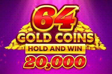 64 Gold Coins Hold and Win 20,000 - Booming Games Slot