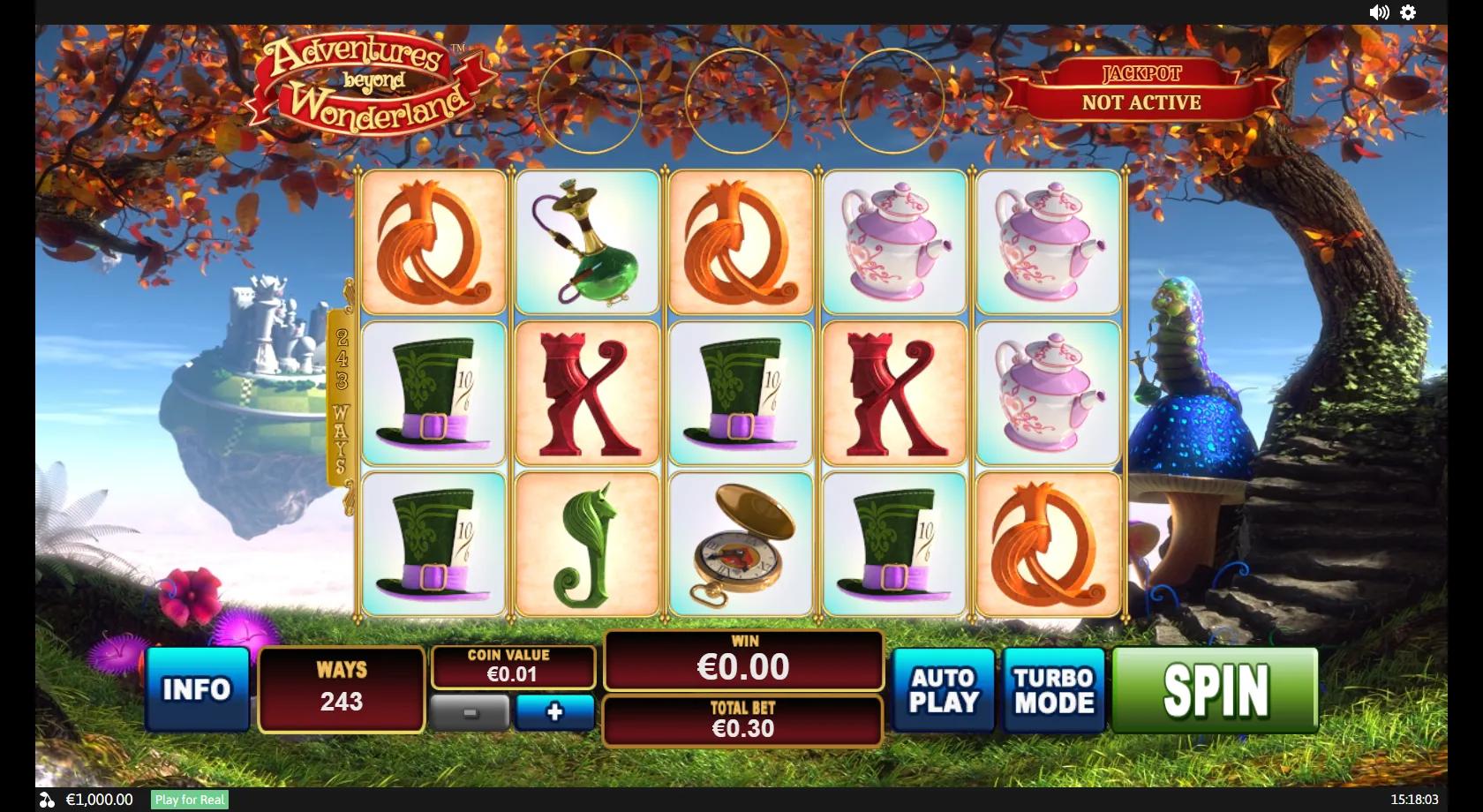 Adventures Beyond Wonderland - Playtech Slot