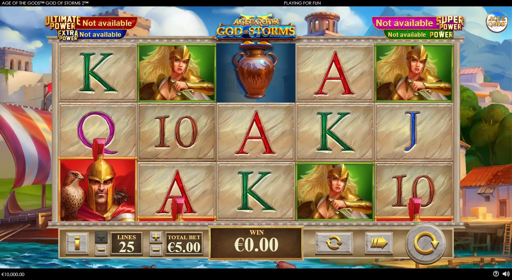 Age of the Gods: God of Storms 2 - Playtech Slot