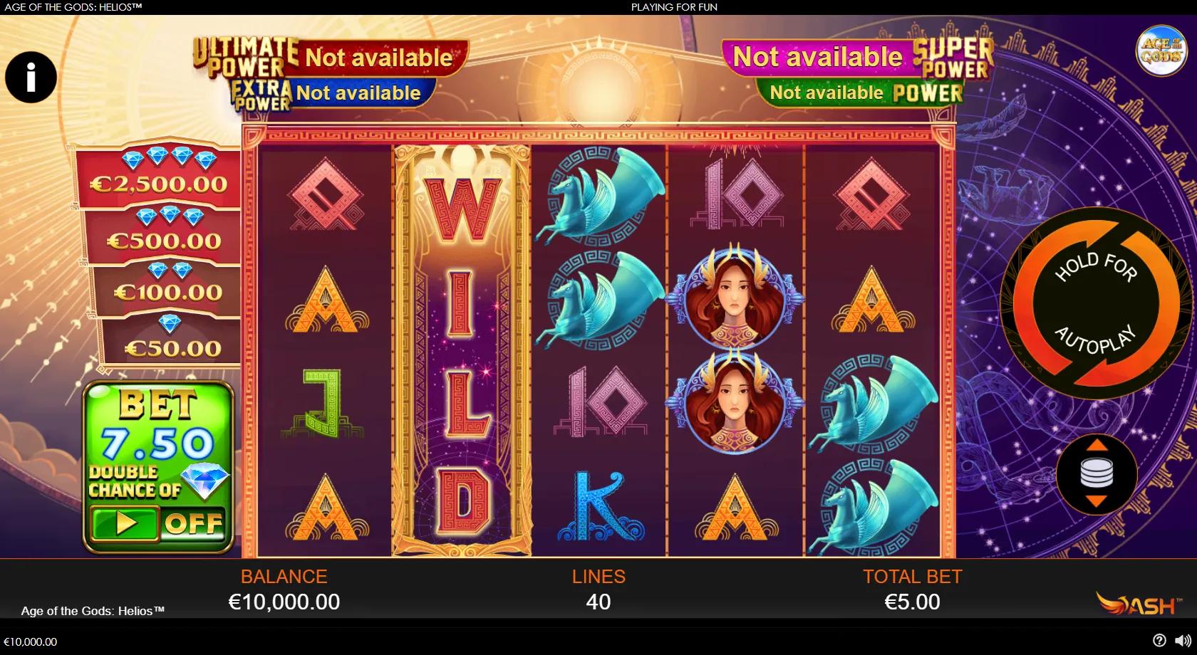 Age of the Gods: Helios - Playtech Slot