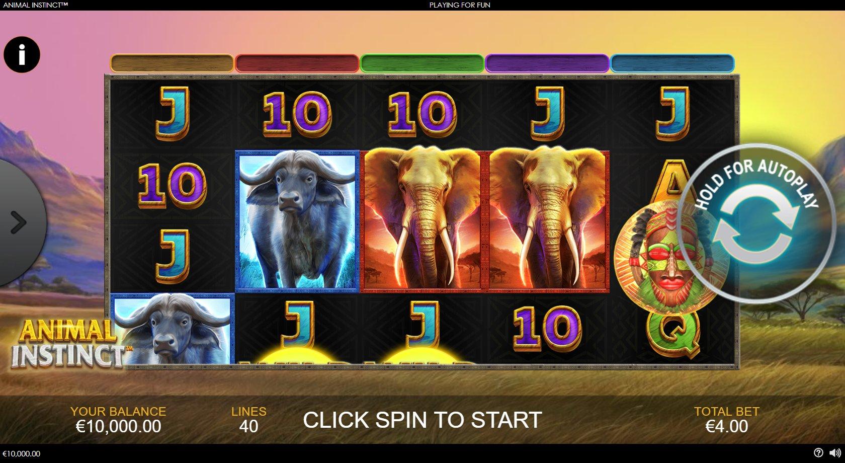 Animal Instinct - Playtech Slot