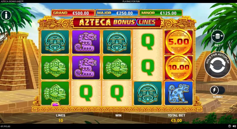 Azteca: Bonus Lines