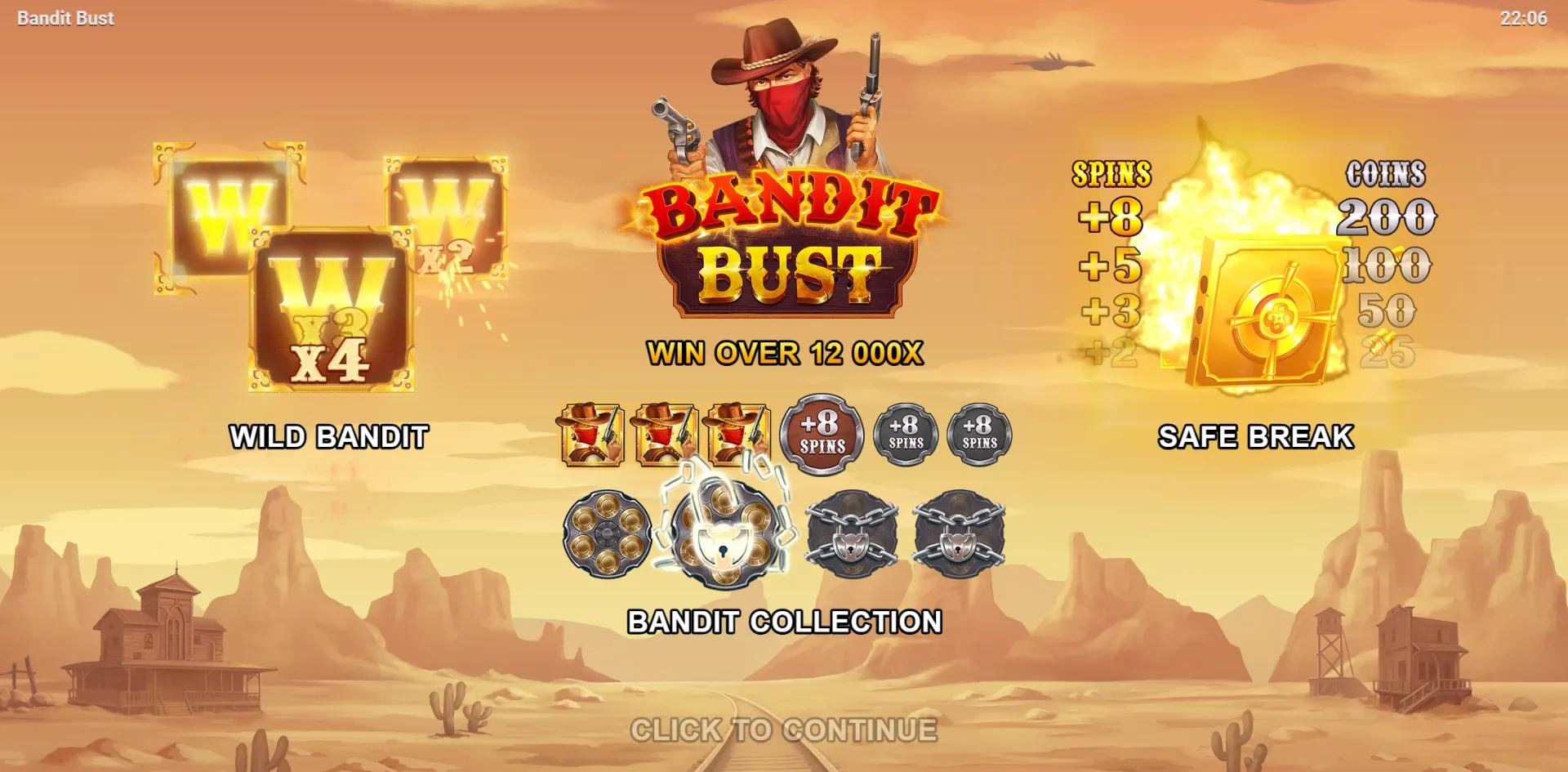 Bandit Bust - Evoplay Slot