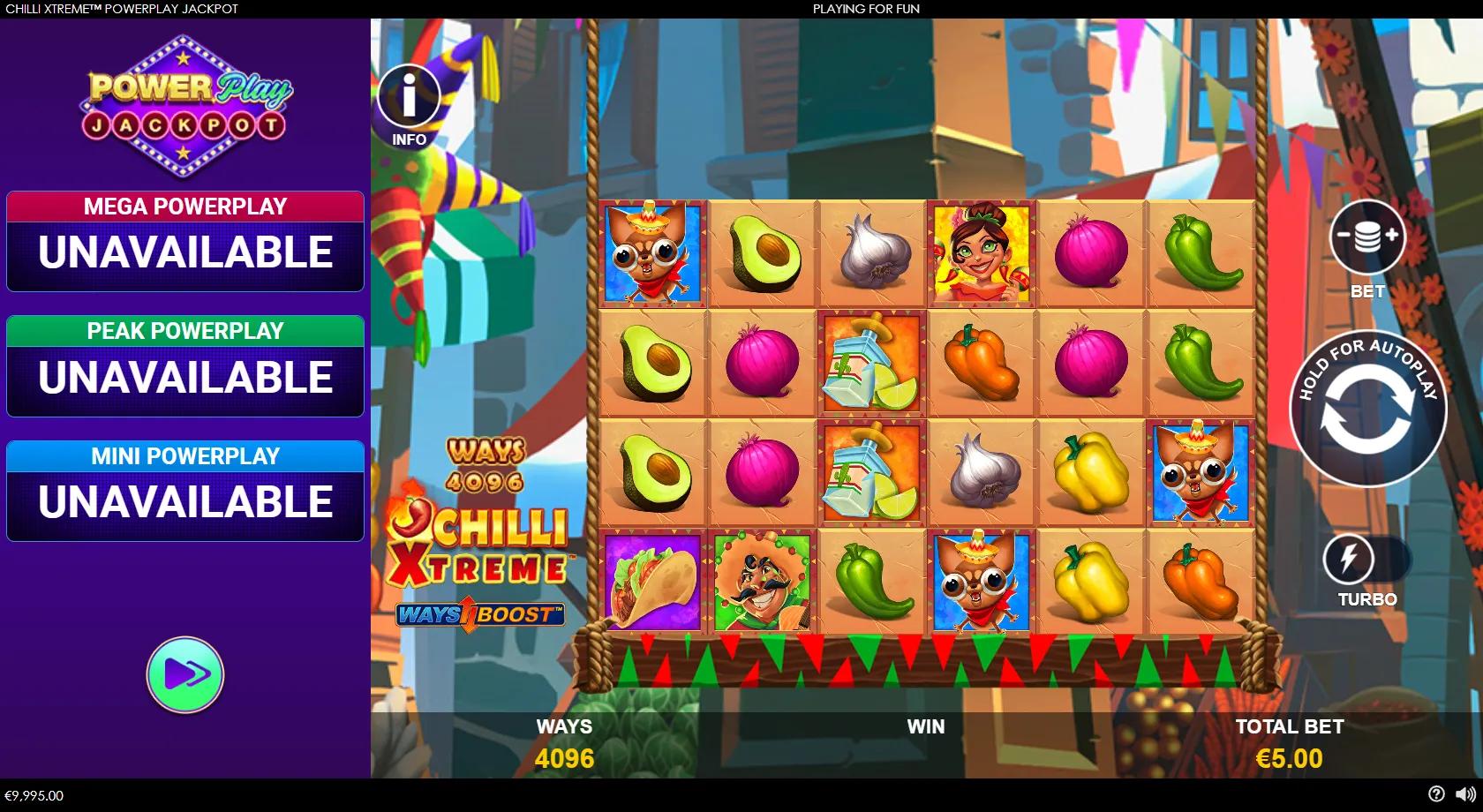Chilli Xtreme: PowerPlay Jackpot - Playtech Slot
