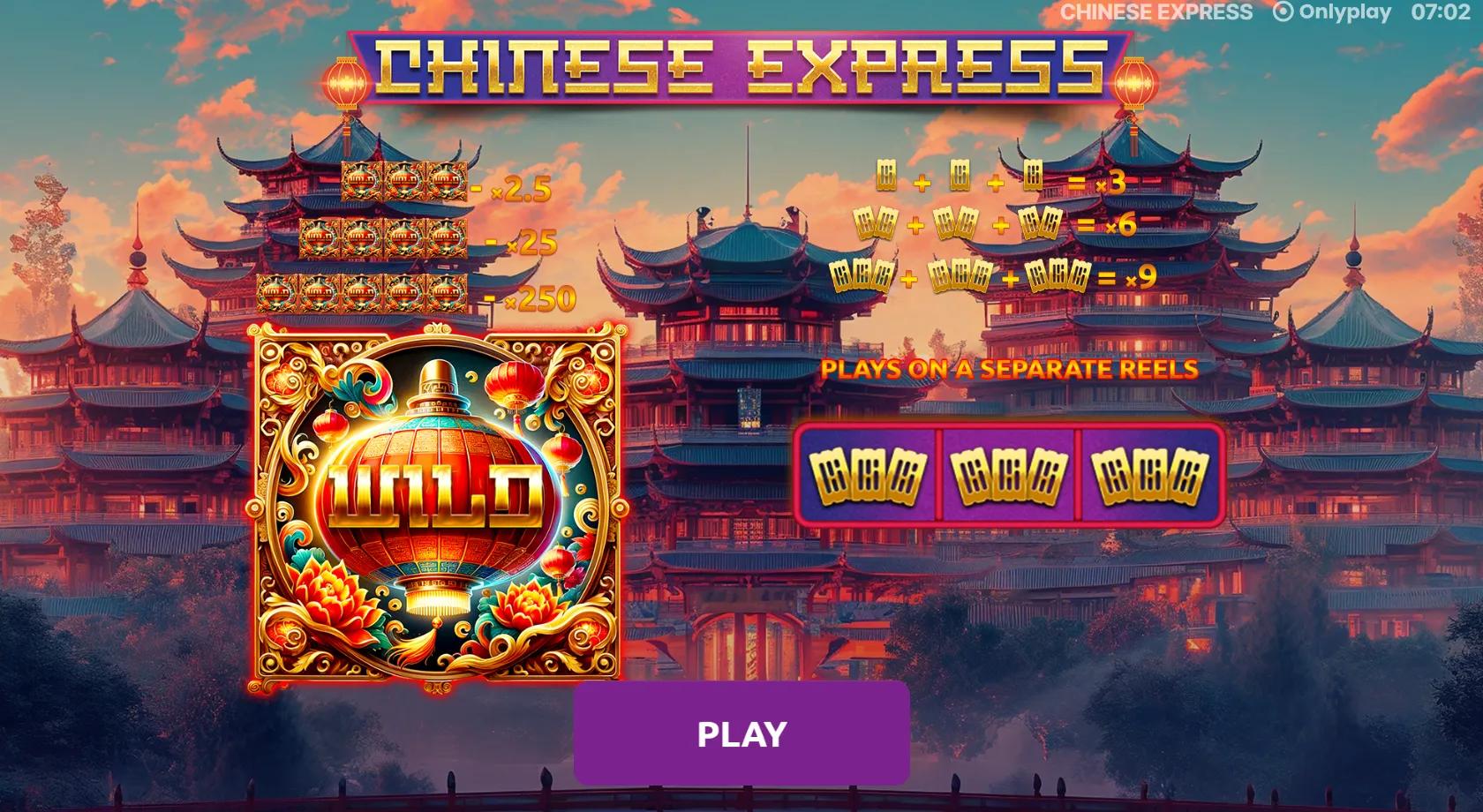 Chinese Express - Onlyplay Slot