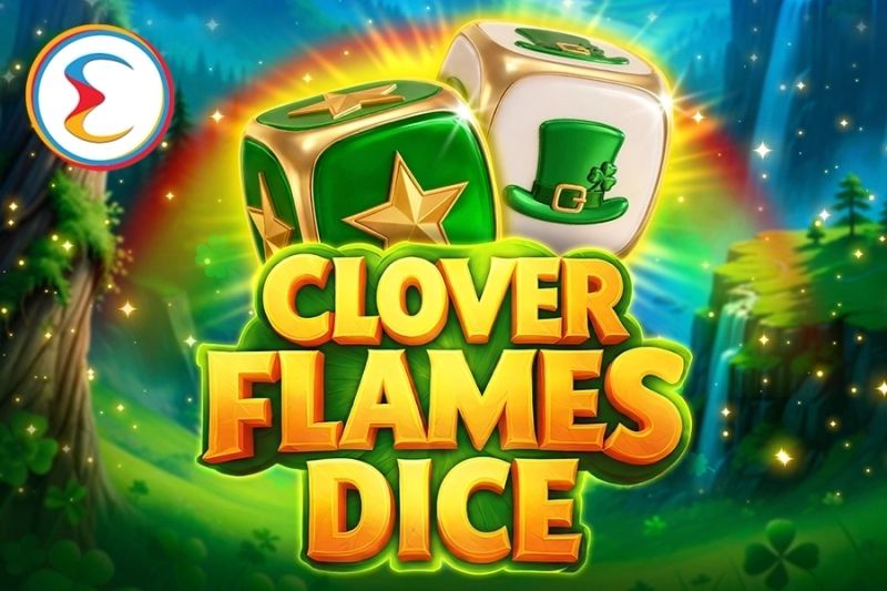 Clover Flames Dice
