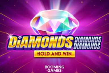 Diamonds Diamonds Diamonds Hold and Win - Booming Games Slot