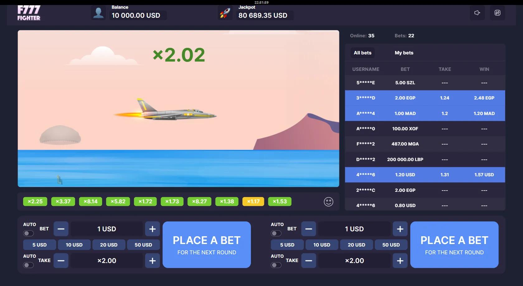 F777 Fighter - Onlyplay Slot