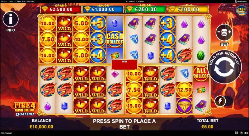 Fire 4: Cash Collect Quattro