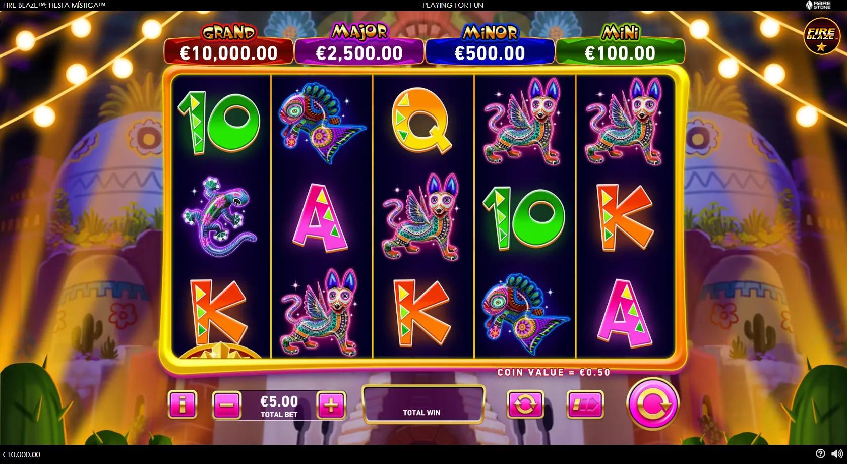 Fire Blaze: Fiesta Mistica - Playtech Slot