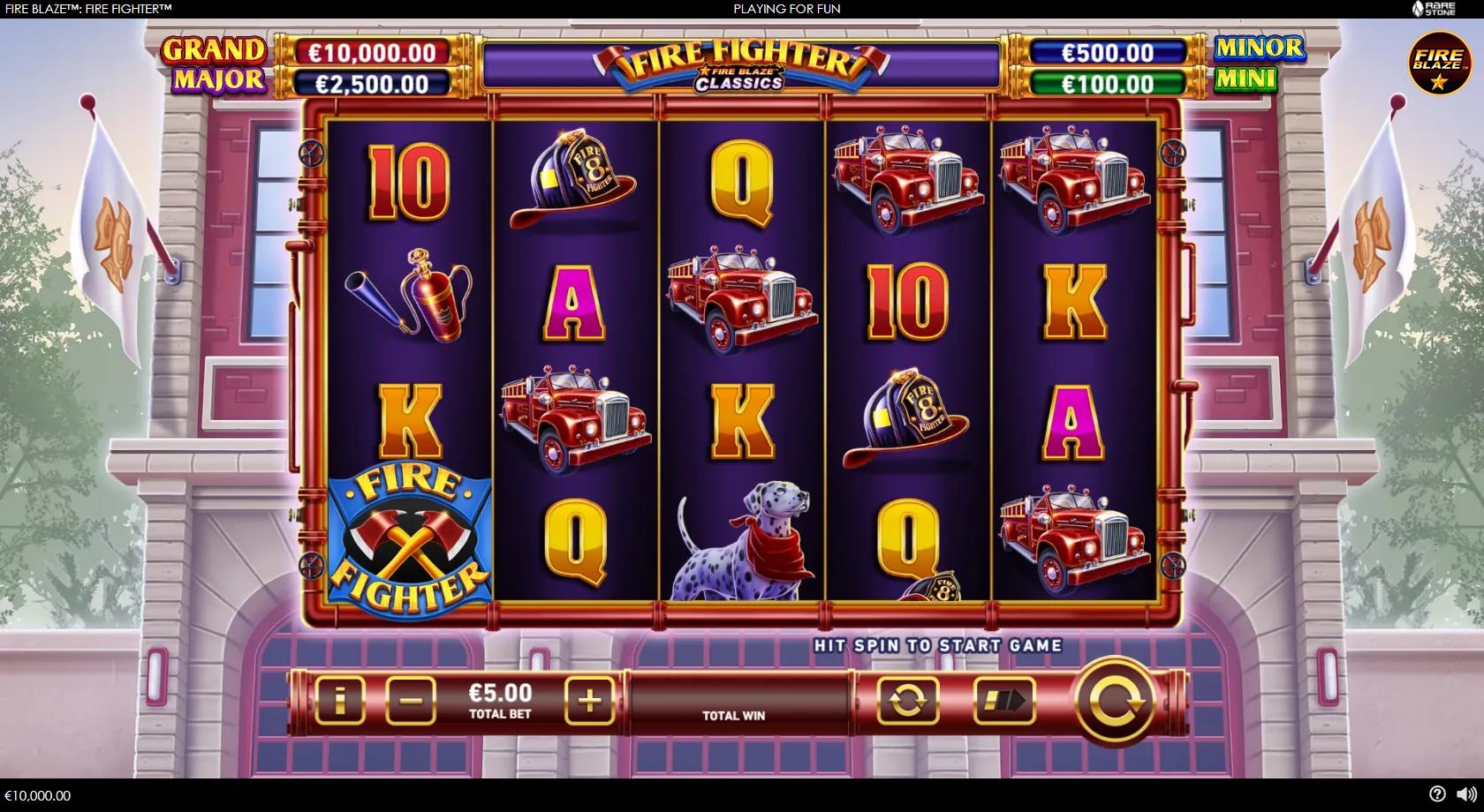 Fire Blaze: Fire Fighter - Playtech Slot