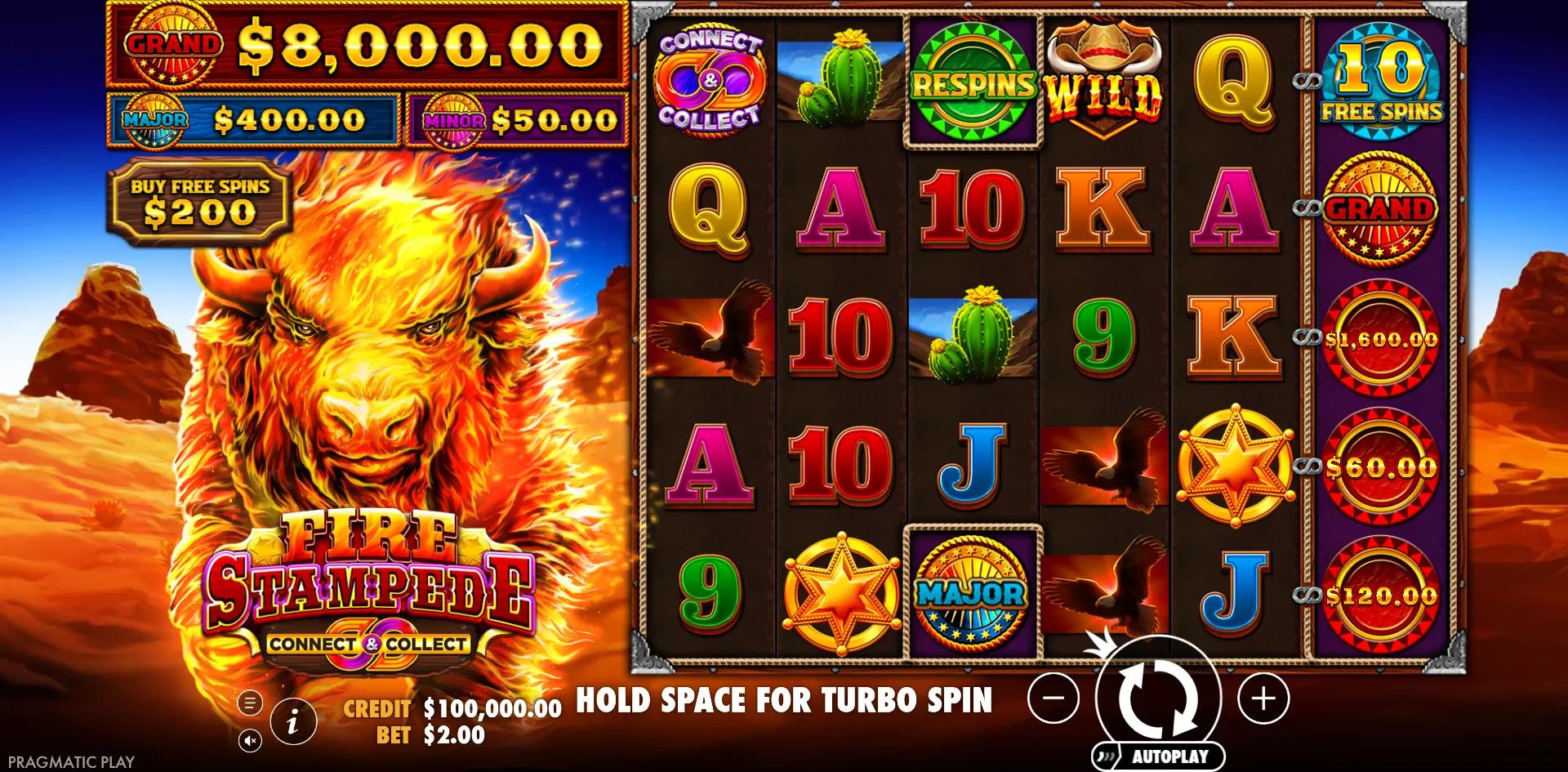 Fire Stampede Slot Series