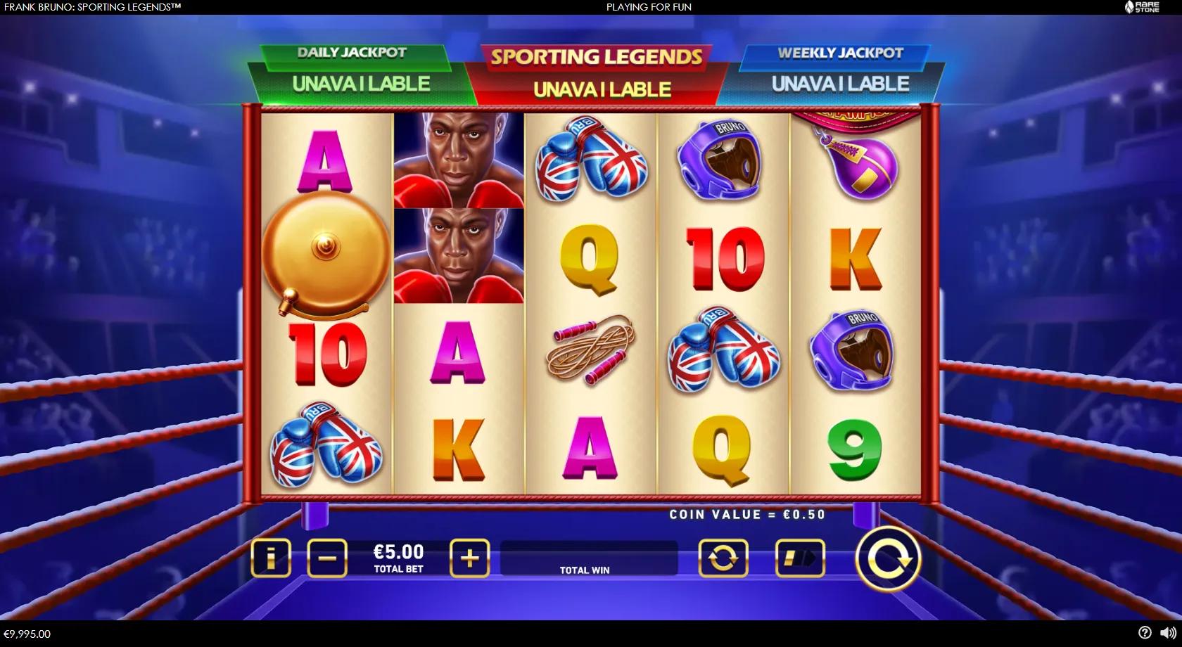 Frank Bruno: Sporting Legends - Playtech Slot