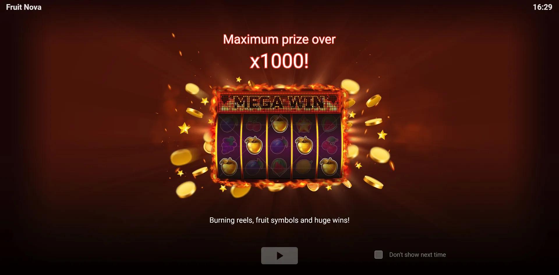 Fruit Nova - Evoplay Slot