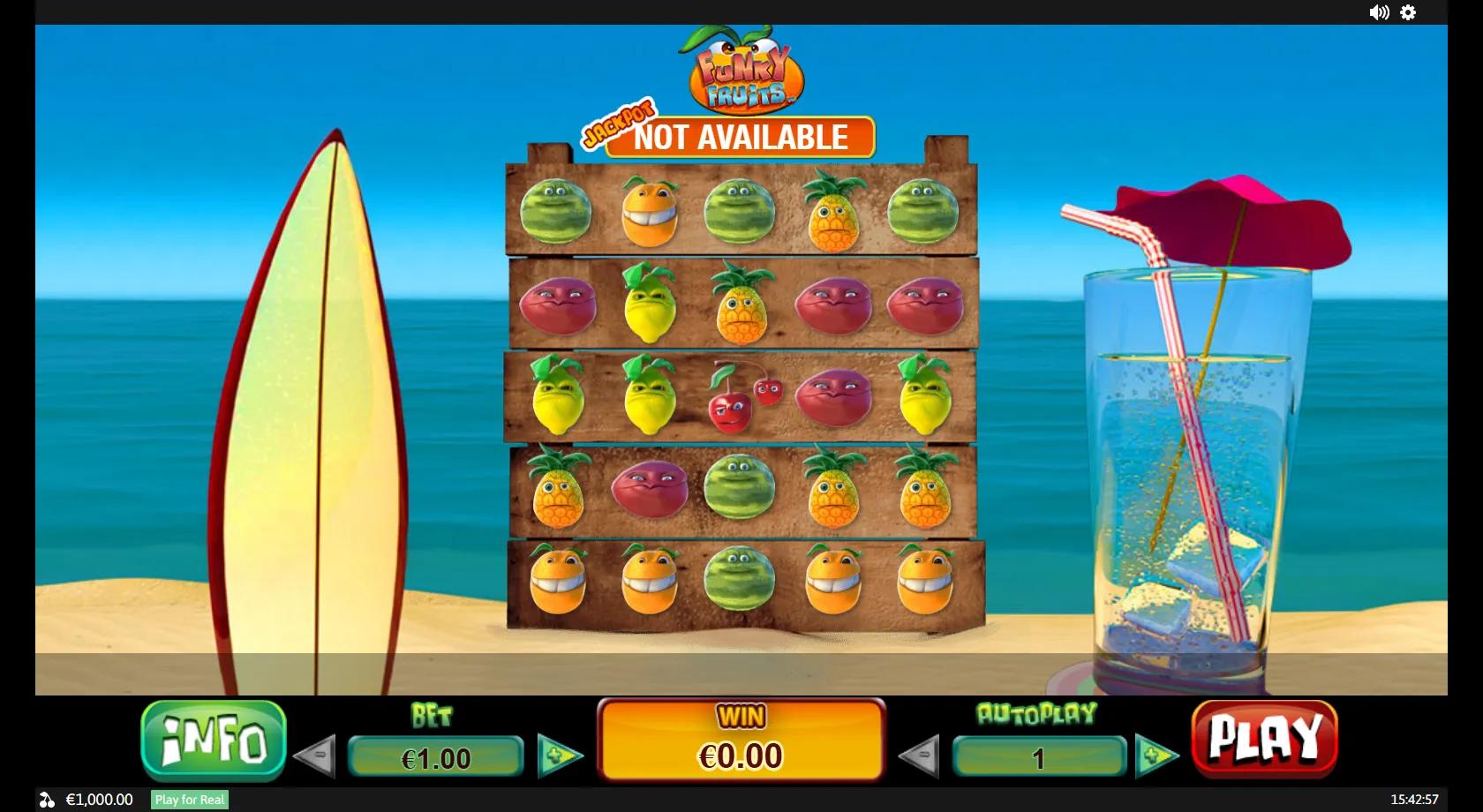 Funky Fruits Jackpot - Playtech Slot