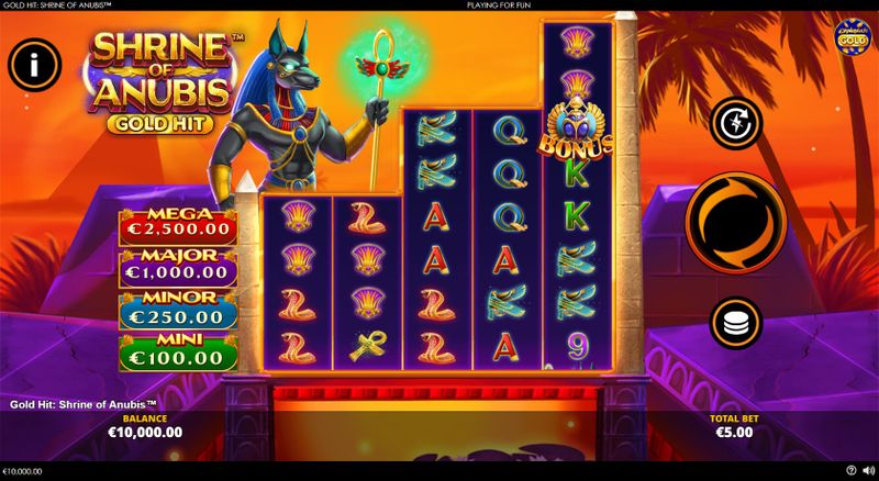 Gold Hit: Shrine of Anubis