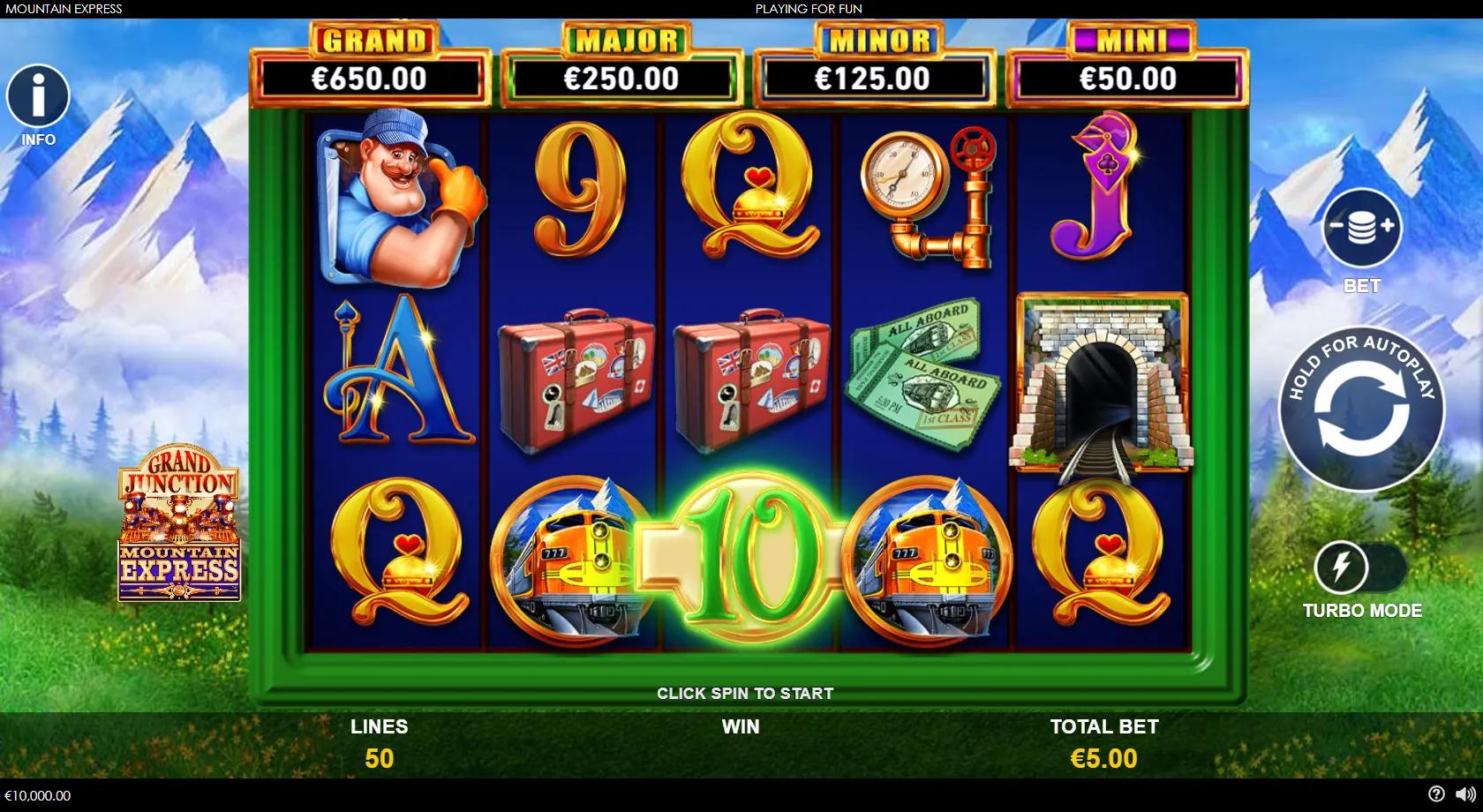 Grand Junction: Mountain Express - Playtech Slot