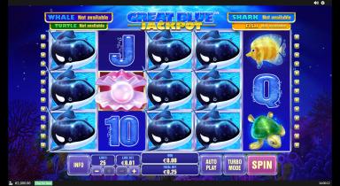 Great Blue Jackpot - Playtech Slot