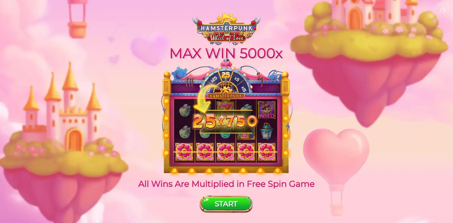 Hamsterpunk Wheel of Love - Riddec Games Slot