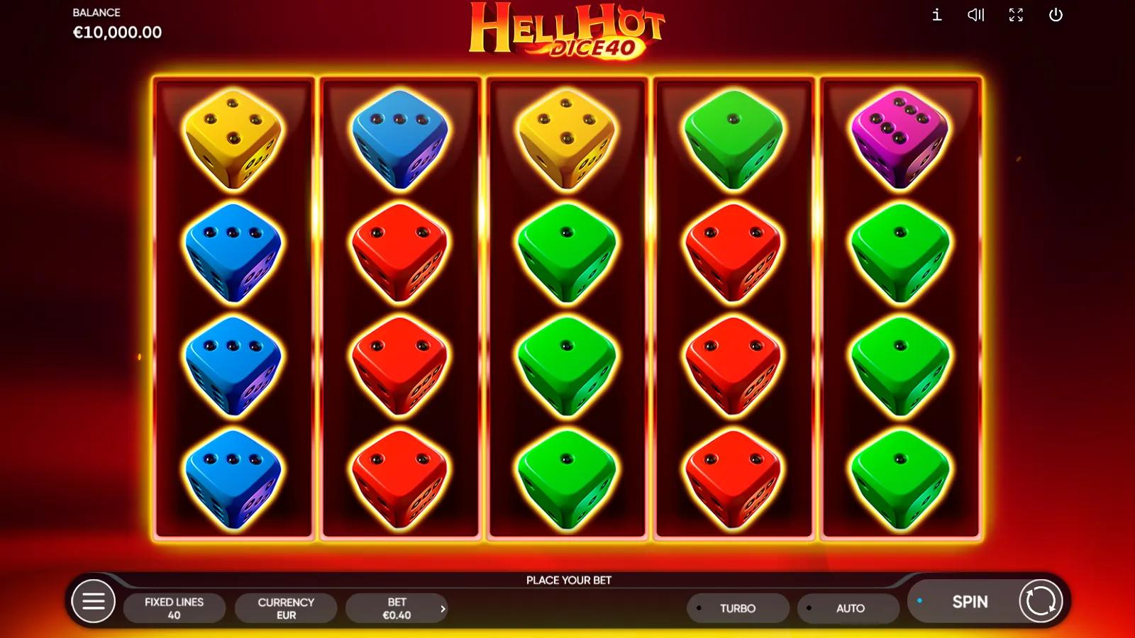 Hell Hot Dice 40 - Endorphina Slot