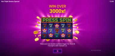 Hot Triple Sevens Special - Evoplay Slot