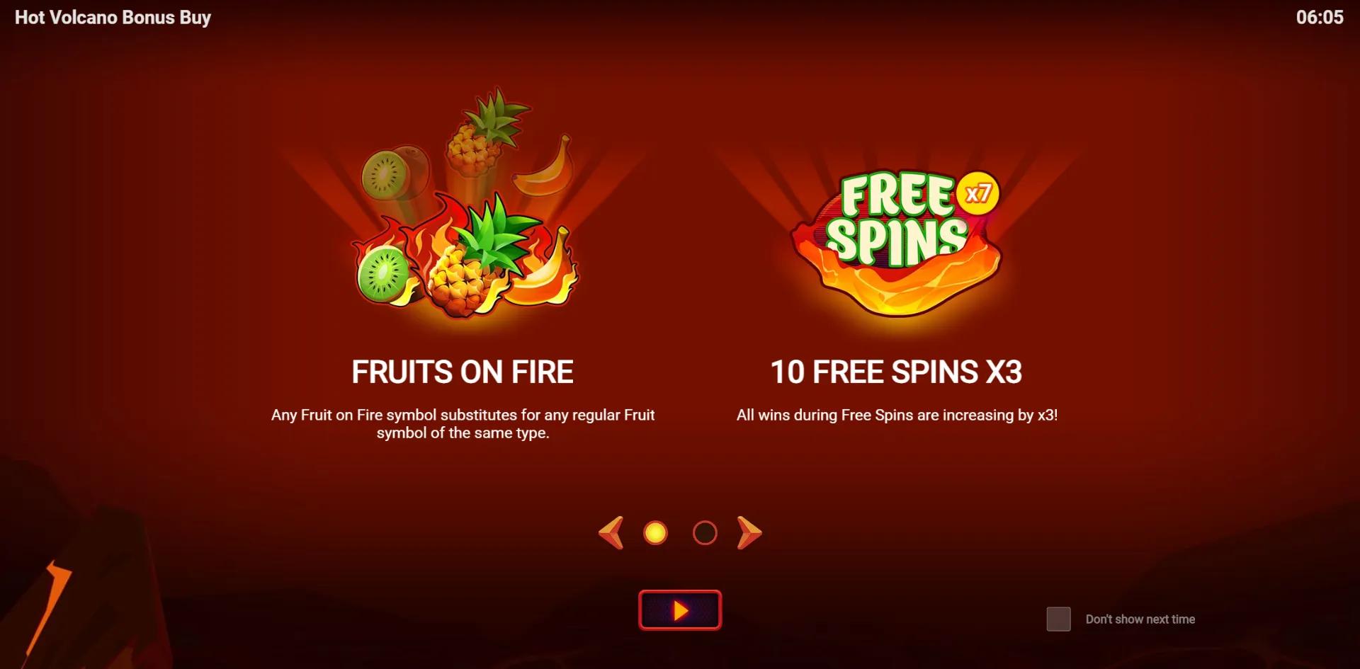 Hot Volcano Bonus Buy - Evoplay Slot