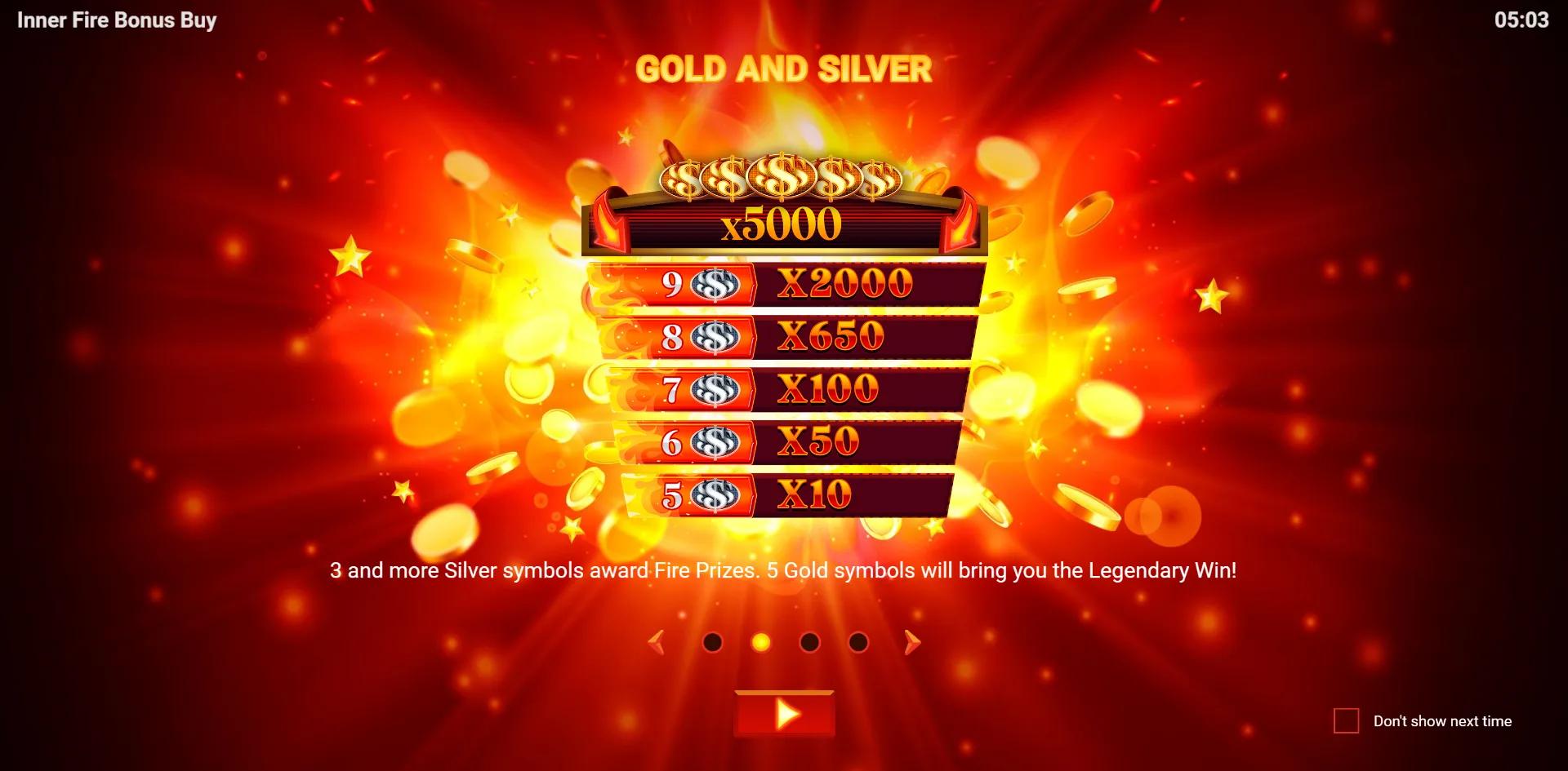Inner Fire Bonus Buy - Evoplay Slot