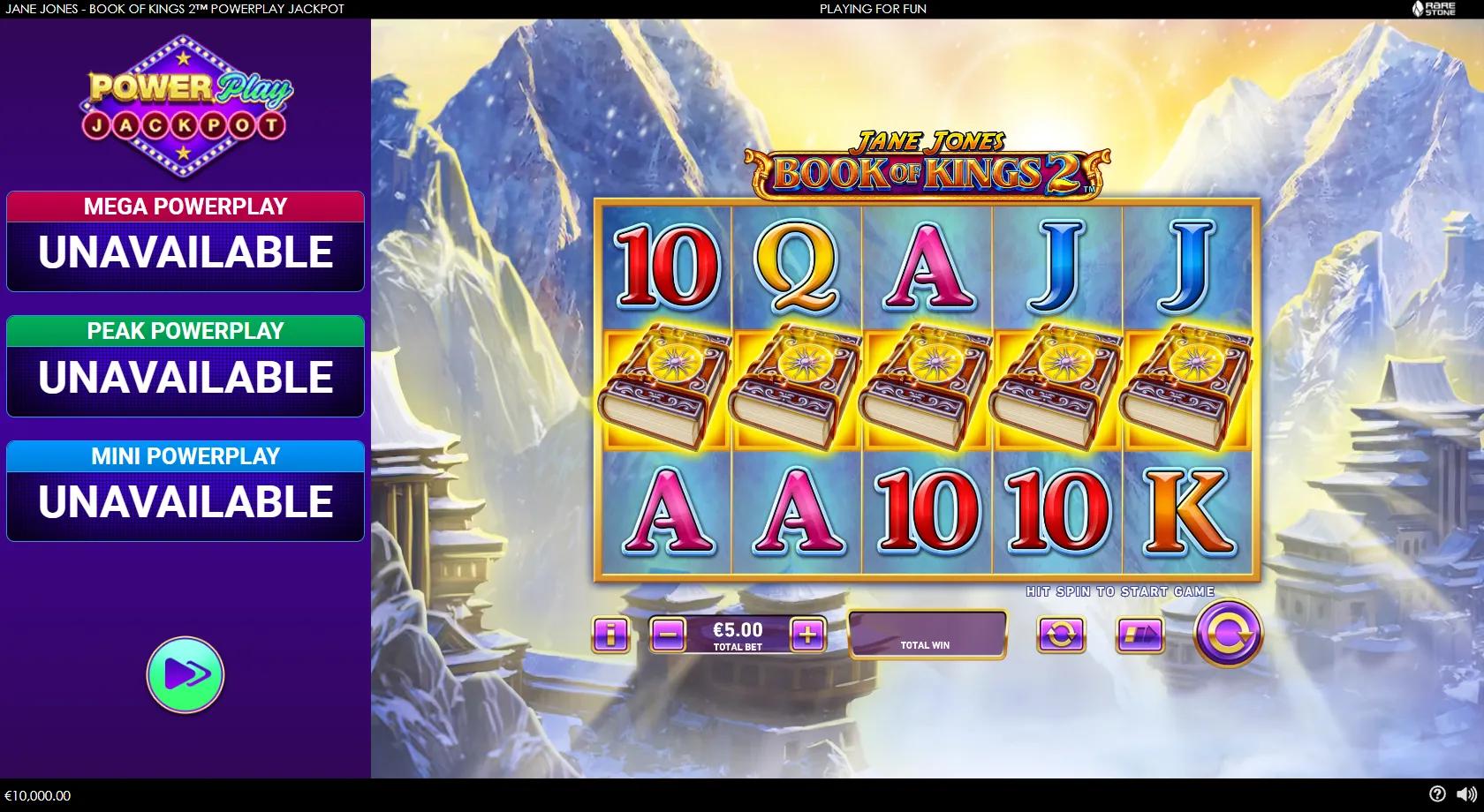 Jane Jones: Book of Kings 2 PowerPlay Jackpot - Playtech Slot